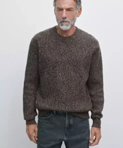 کشمیر ۱۰۰٪ دیباجی یقه دوچرخه برند Massimo Dutti - 988397597