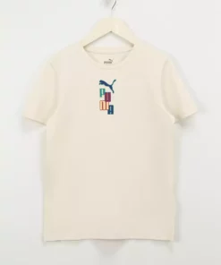 تیشرت دخترانه سفید ساده برند Puma - 808120662
