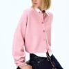 کت دکمهدار با بافت نرم برند Bershka - 984749657