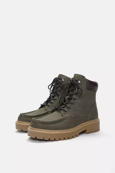 بوت بنددار STWD برند Pull & Bear - 974605090