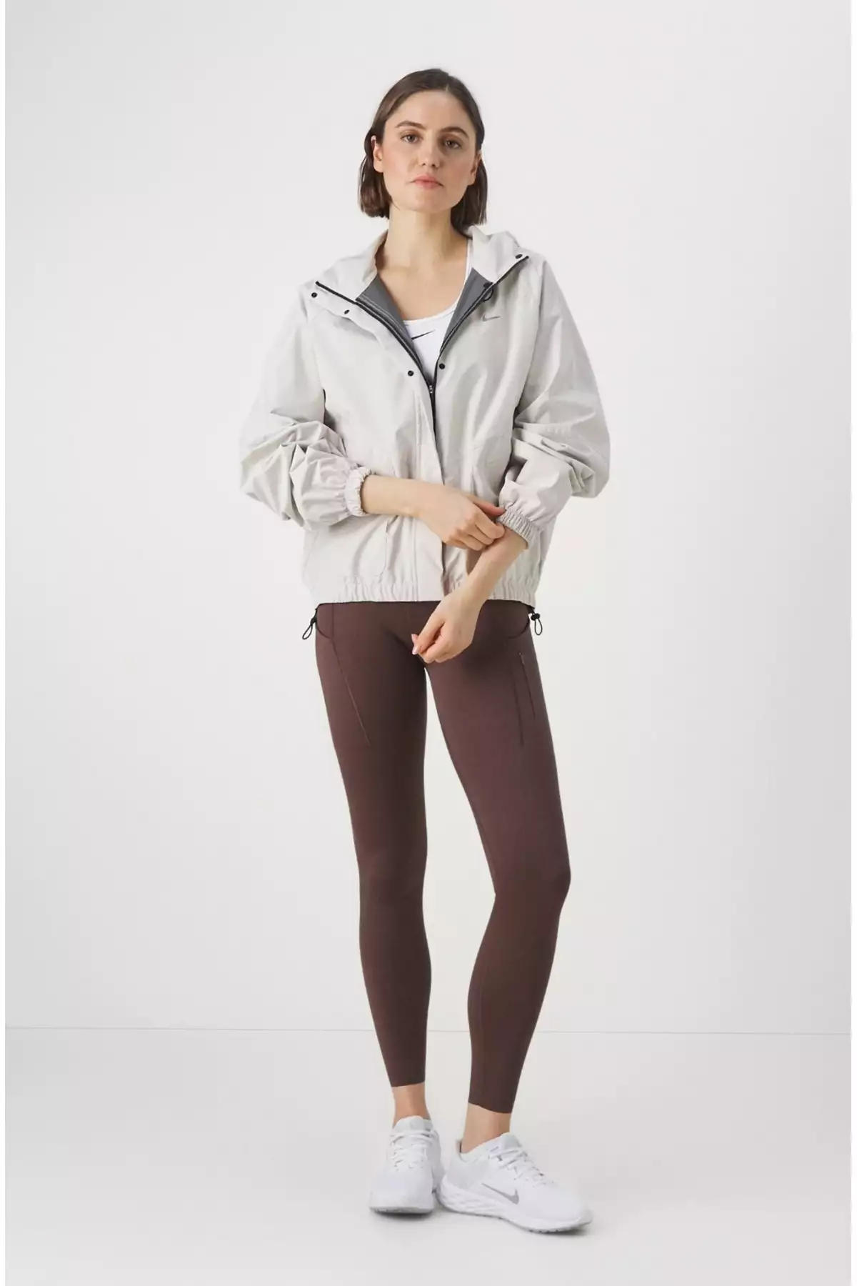 کاپشن دویدن زنانه Storm-FIT Swift مدل بارانی اورجینال برند Nike - 893554672