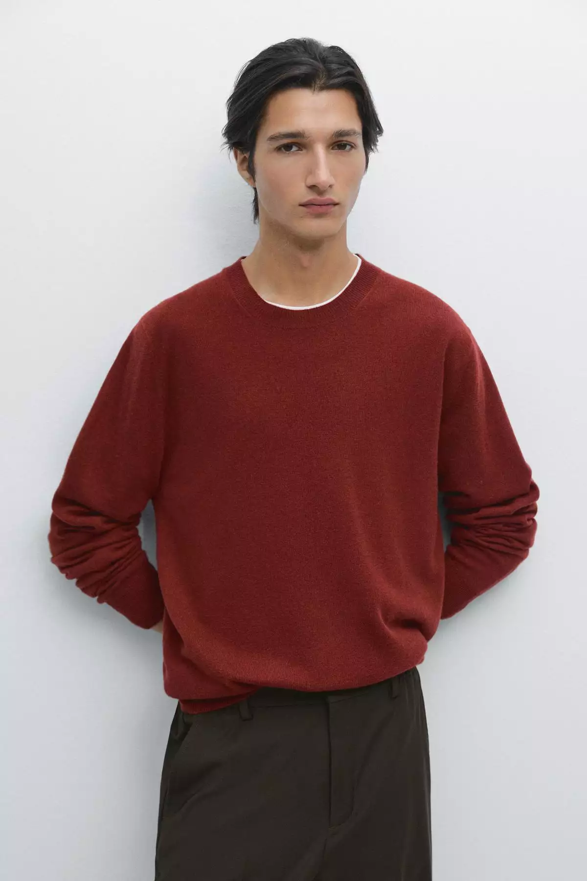کلهگرد با ترکیب پشم یان برند Massimo Dutti - 1027676772