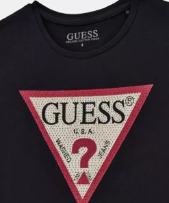 تیشرت زنانه سیان اورجینال SS کد W1YI1BI3Z14-JBLK رنگ مشکی برند Guess - 736350311