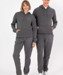 شلوار ورزشی مردانه خاکستری تیره ملانژ با فاق شلنگی 50295146-VR081 برند U.S. Polo Assn. - 862588168