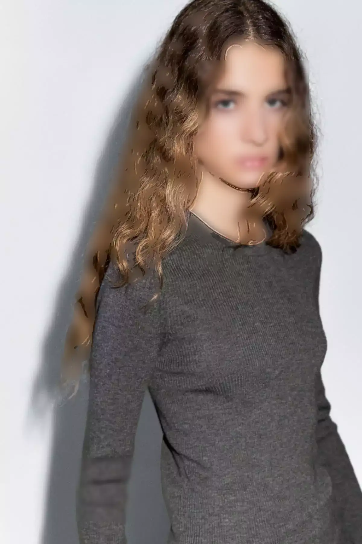 پلیور بافت ریب و پشمی برند Massimo Dutti - 959427664
