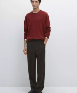 کلهگرد با ترکیب پشم یان برند Massimo Dutti - 1027676772