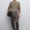 پلیور نخی با آستین بلند برند Massimo Dutti - 944707296