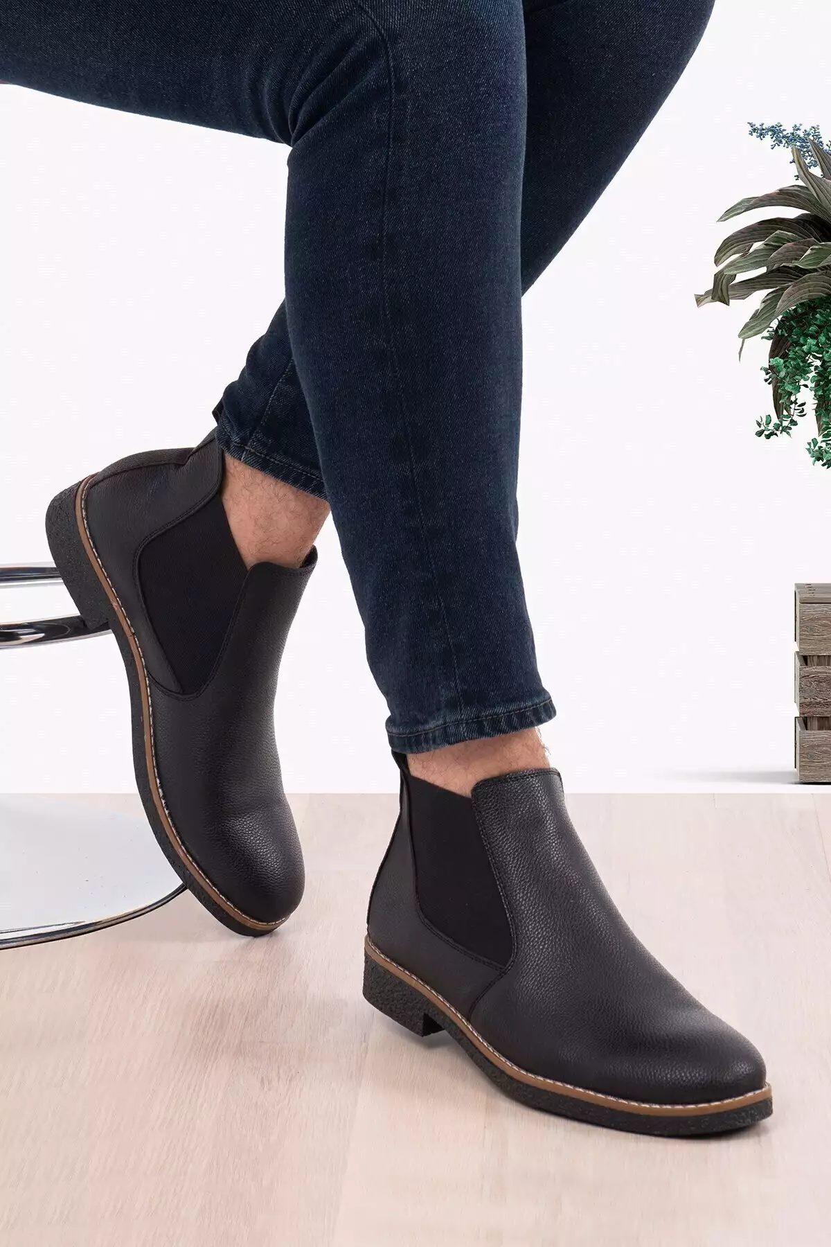 بوت زمستانی مردانه چلسی برند Zegeshoes - 159079015