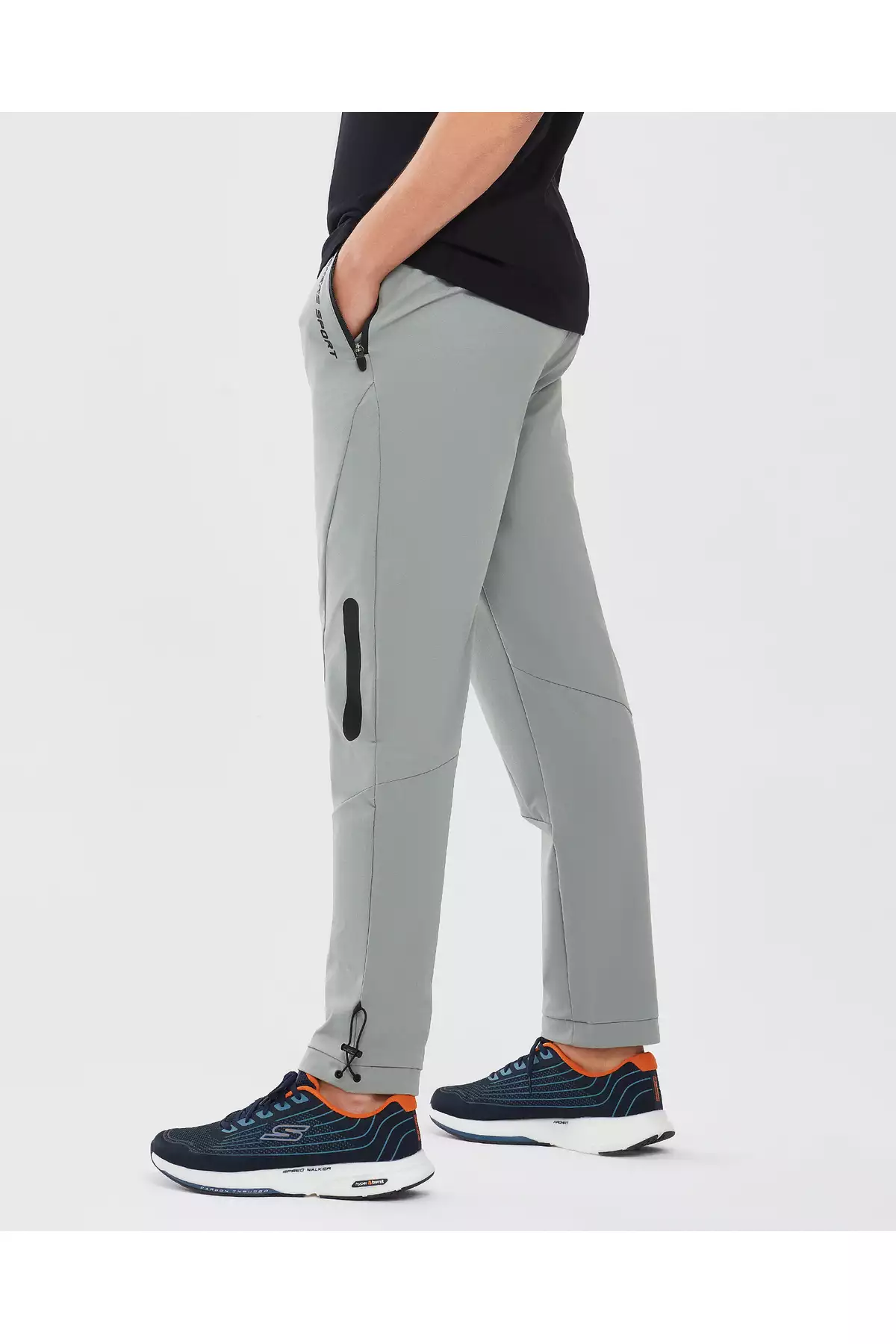 شلوار میکرو کالکشن M مدل REGULAR مردانه رنگ خاکستری شماره S241043-035 برند Skechers - 826705583