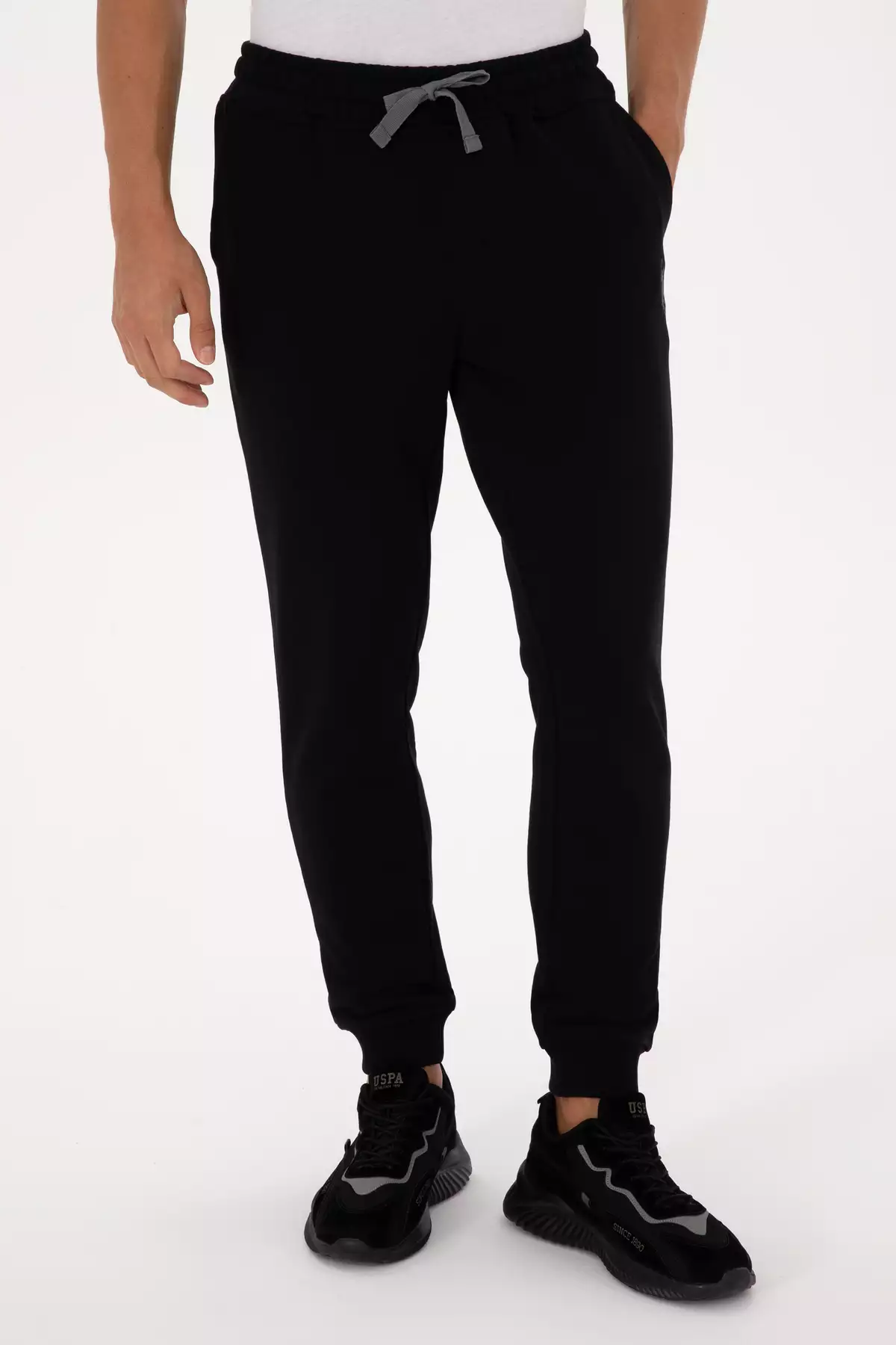 شلوار ورزشی مشکی مردانه 50313765-VR046 برند U.S. Polo Assn. - 987695593
