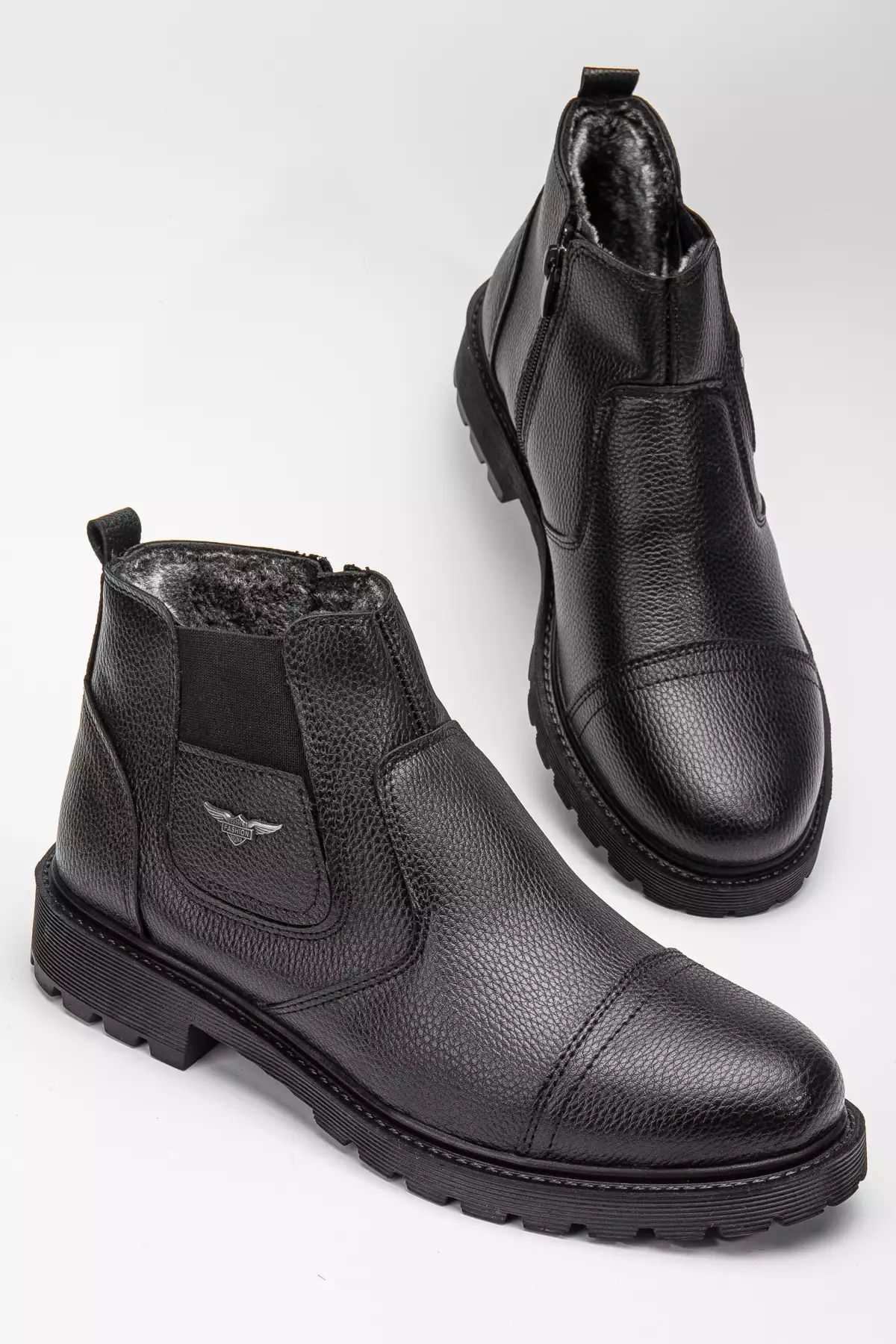 بوتهای بیرونی پشمی با زیپ مقاوم در برابر سرما و برف برند new sdf life türkiye - 342028721