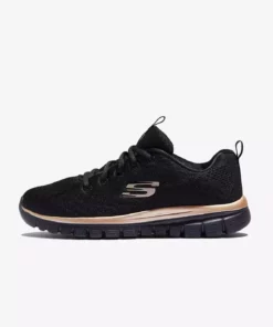 کفش زنانه مشکی گِرِیسفُل - مدل 12615 Bkrg برند Skechers - 299144140
