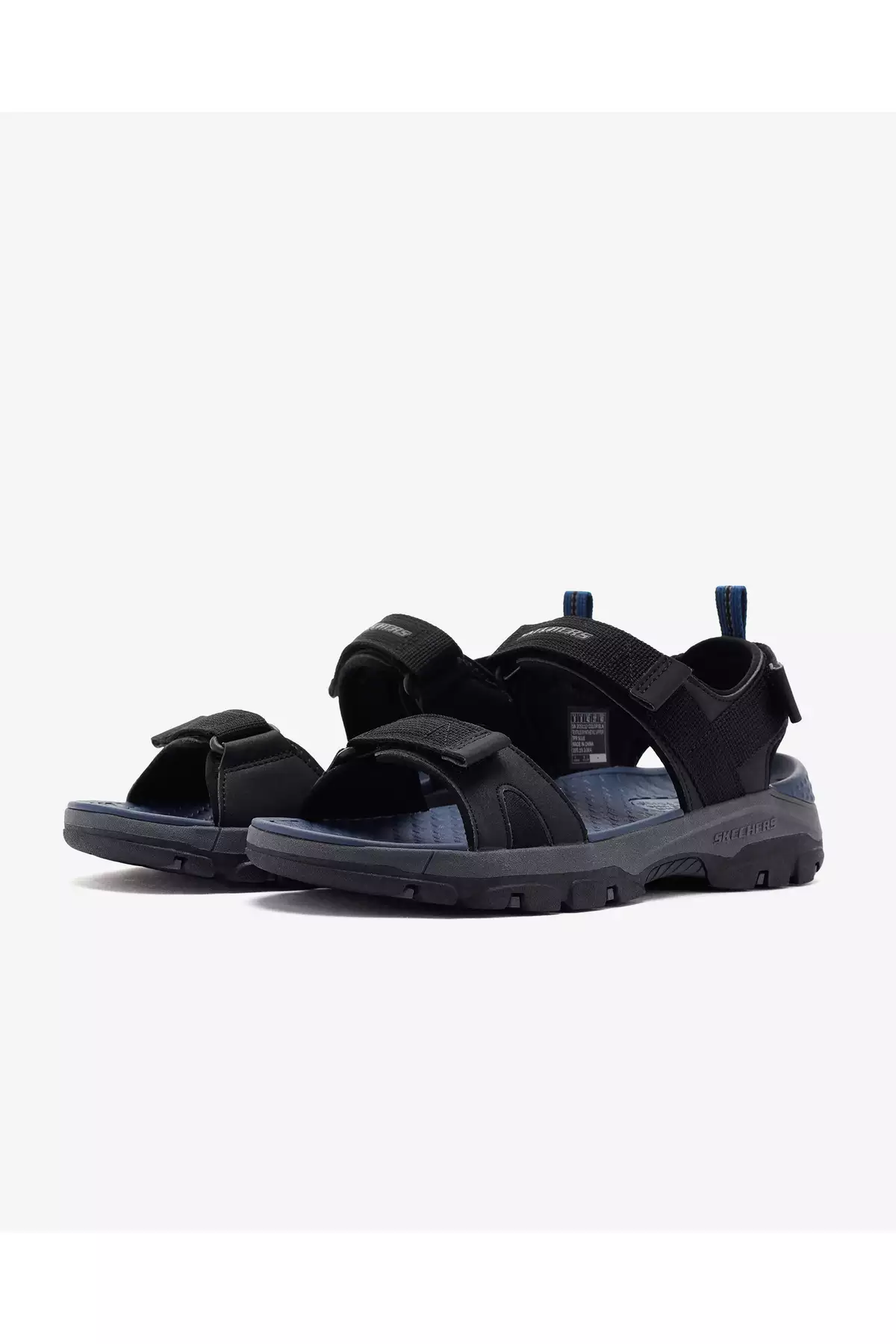سندل مردانه سیاه تریسمن مدل ریر 205112 برند Skechers - 803383183