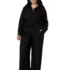 سرهمی مشکی گشاد با کمر کشی و تودرتو برای سایز بزرگ برند DISENTIS MODEST - 892594647