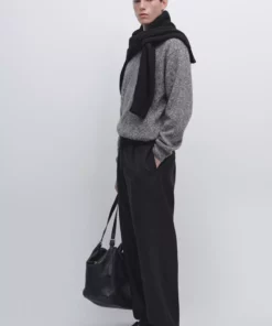 ژاکت بافتنی پنبهای و پشمی برند Massimo Dutti - 1024809288