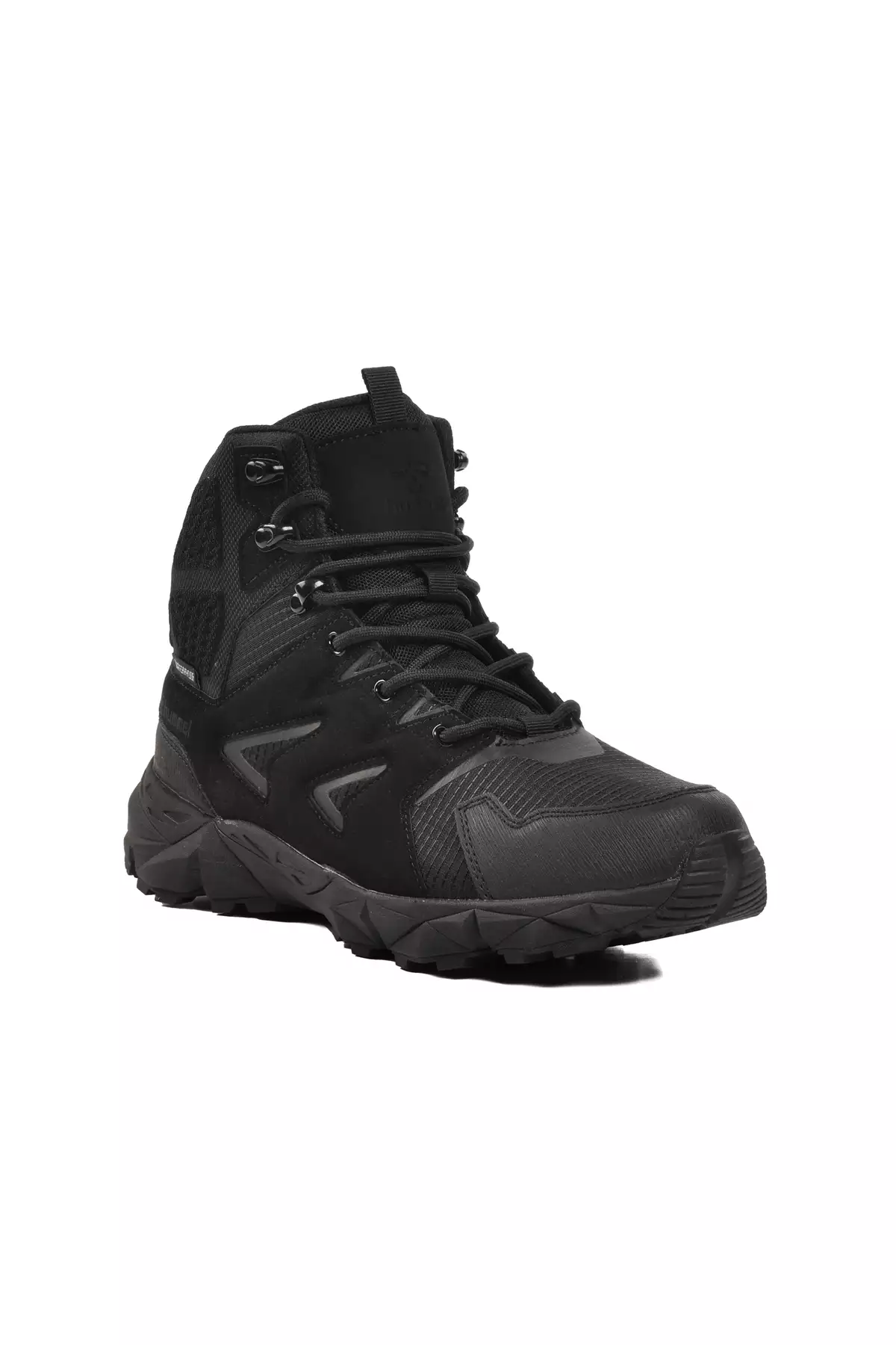 بوت مردانه ضدآب سیاه سیاه مناسب فعالیتهای بیرون از منزل برند hummel - 896021426