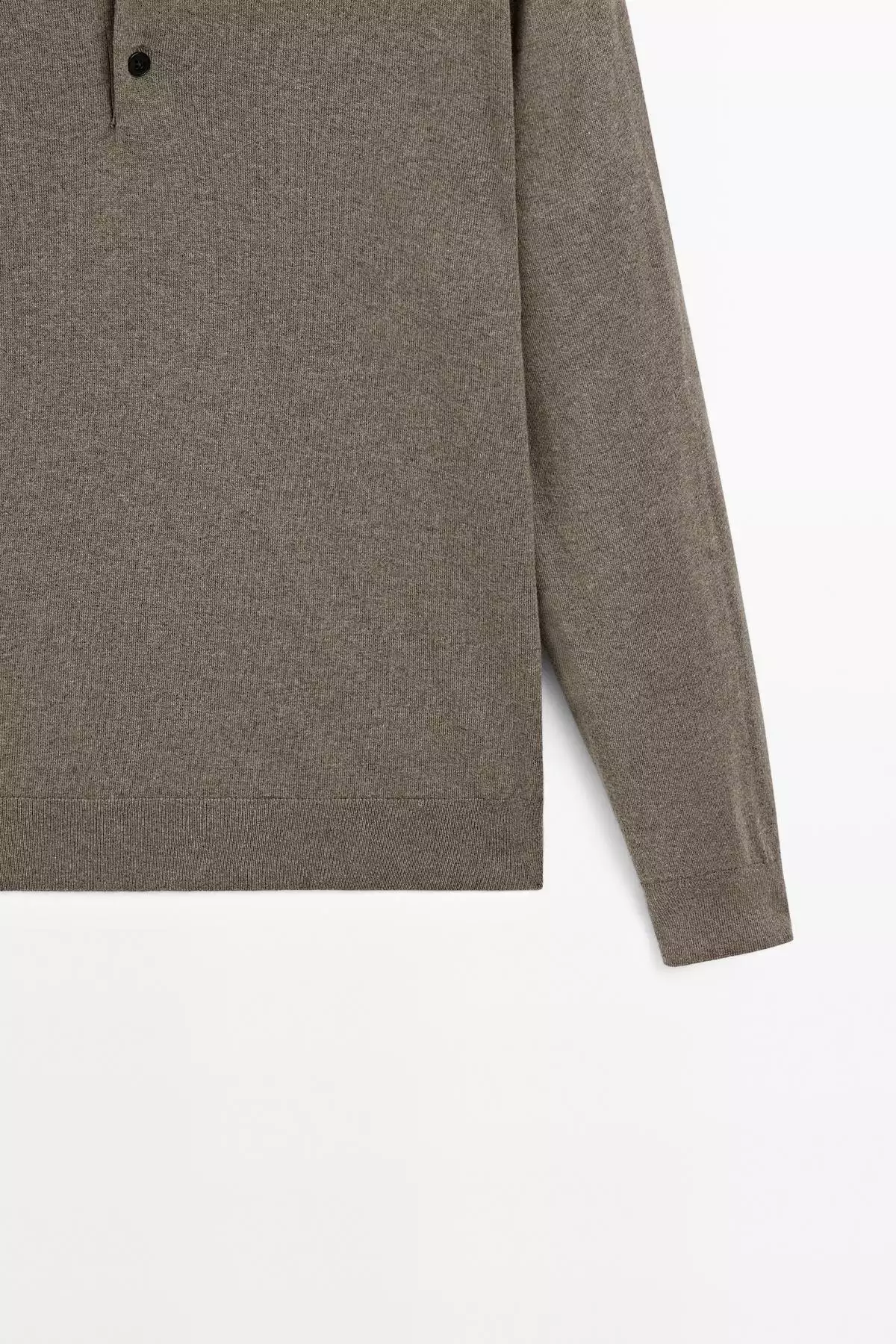 پلیور با یقه پولو از مخلوط پشم پنبه برند Massimo Dutti - 969523505