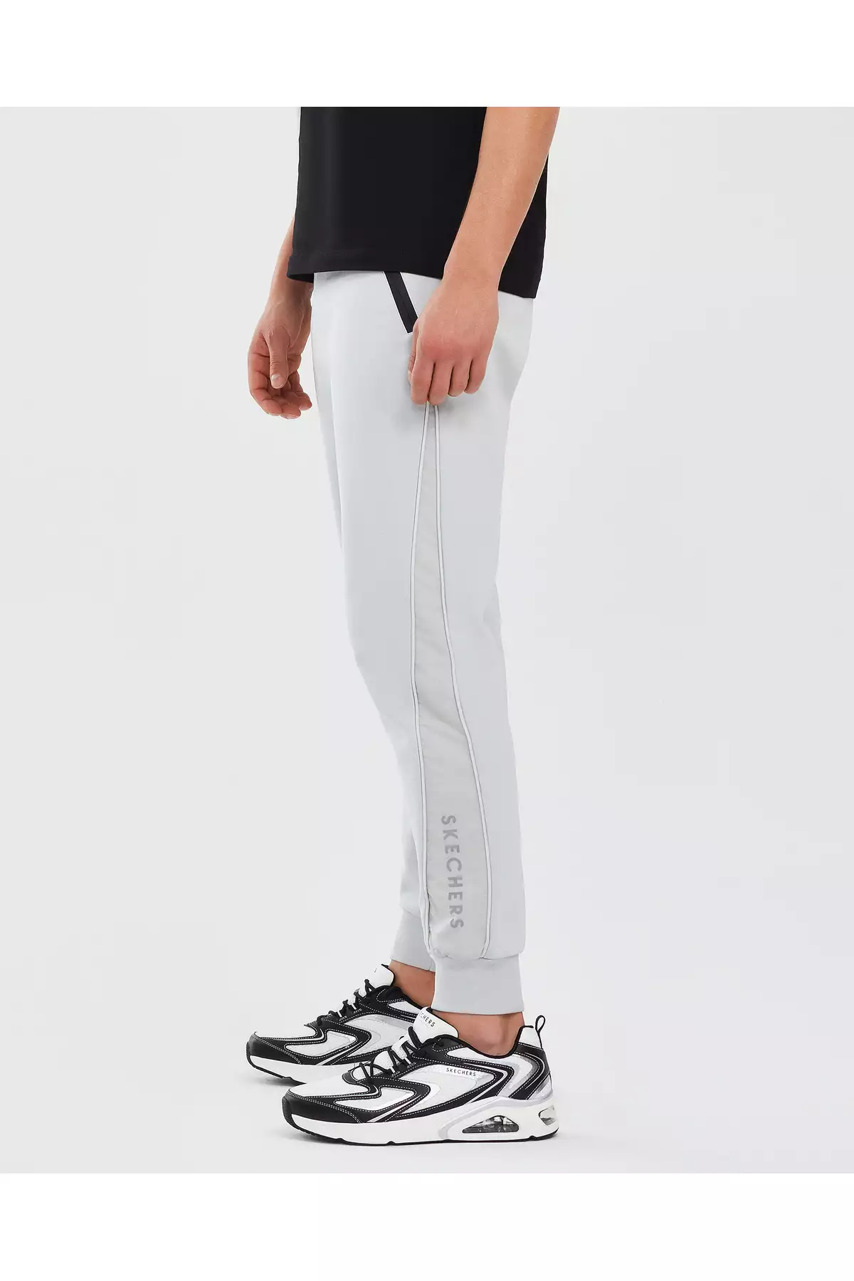 شلوار ورزشی مردانه 2xı-lock M Jogger رنگ خاکستری مدل S241039-035 برند Skechers - 813379077