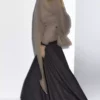 دامن میدی چهارخانه برند Massimo Dutti - 995437437