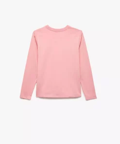 تی شرت با یقه گرد و آستین بلند پنبهای با طرح چاپی برند Koton - 960083159