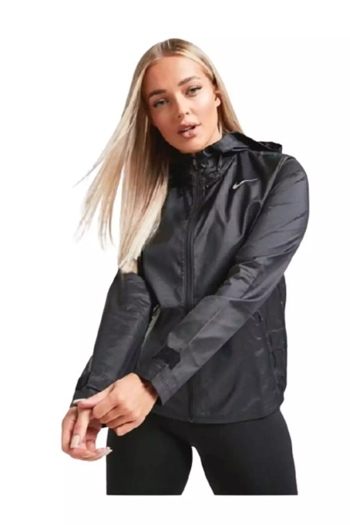 کلاهخود ضروری دویدن در رنگ مشکی - زنانه، کاپشن ورزشی-بارانی Cu3217-010 برند Nike - 898584472