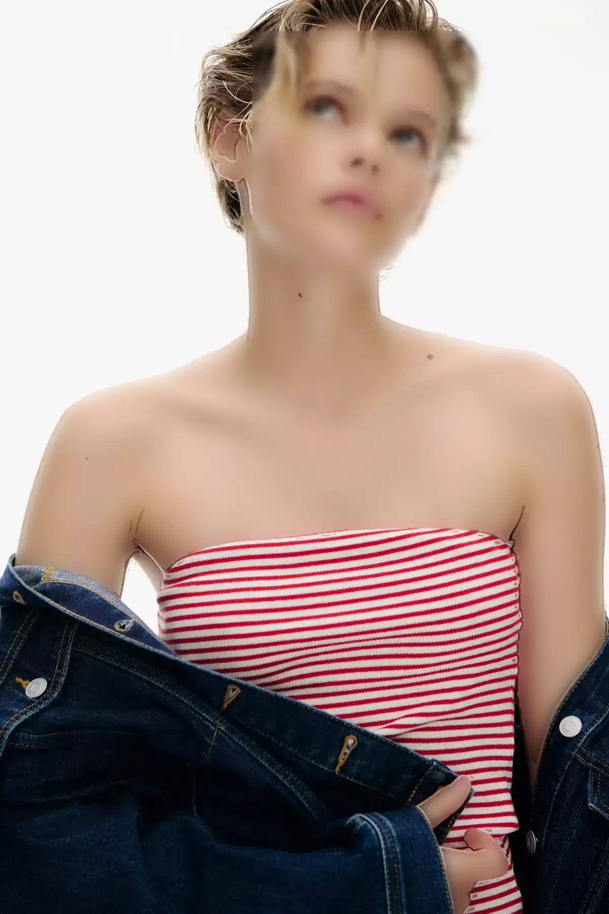 ست بالاتنه و شلوار دو تکه با ترکدار برند H&M - 943986359