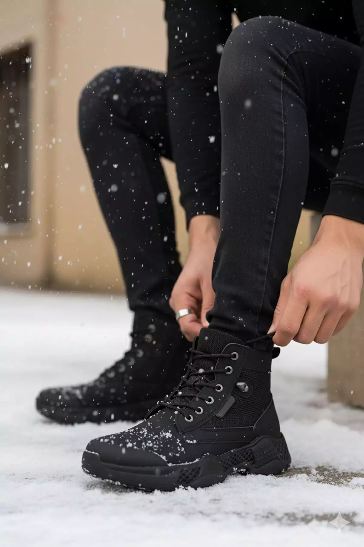 کفش کوهنوردی سیاه برند BIG KING - 381702598