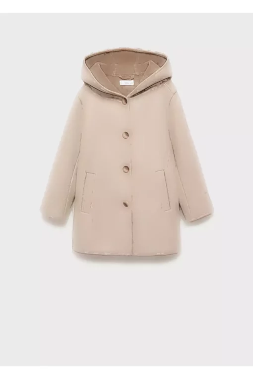 کاپشن دخترانه بژ 77074441 برند MANGO - 932869667