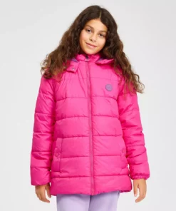 جاکت پشمی بیرونی سرهمی مخصوص دختران بزرگ، رنگ صورتی، مدل SK242030-612 برند Skechers - 863337818