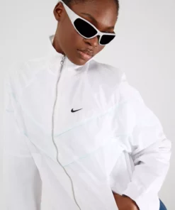 بارانی/ژاکت زنانه وینرانر شل با پوشش UV و زیپ کامل در رنگ سفید برند Nike - 924728921