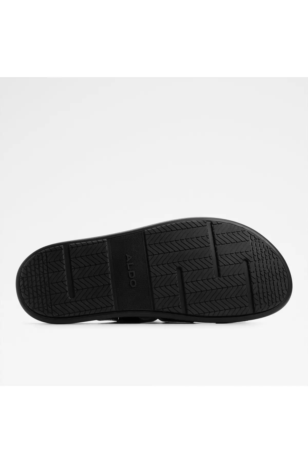 ویندام - دمپایی سیاه ساده از چرم طبیعی مردانه برند Aldo - 922141040