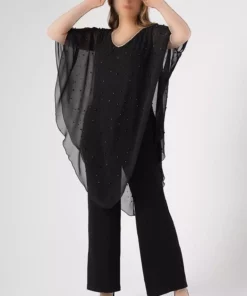 شلوارک توری سیاه با مروارید برای سایز بزرگ برند Nelly - 283902412