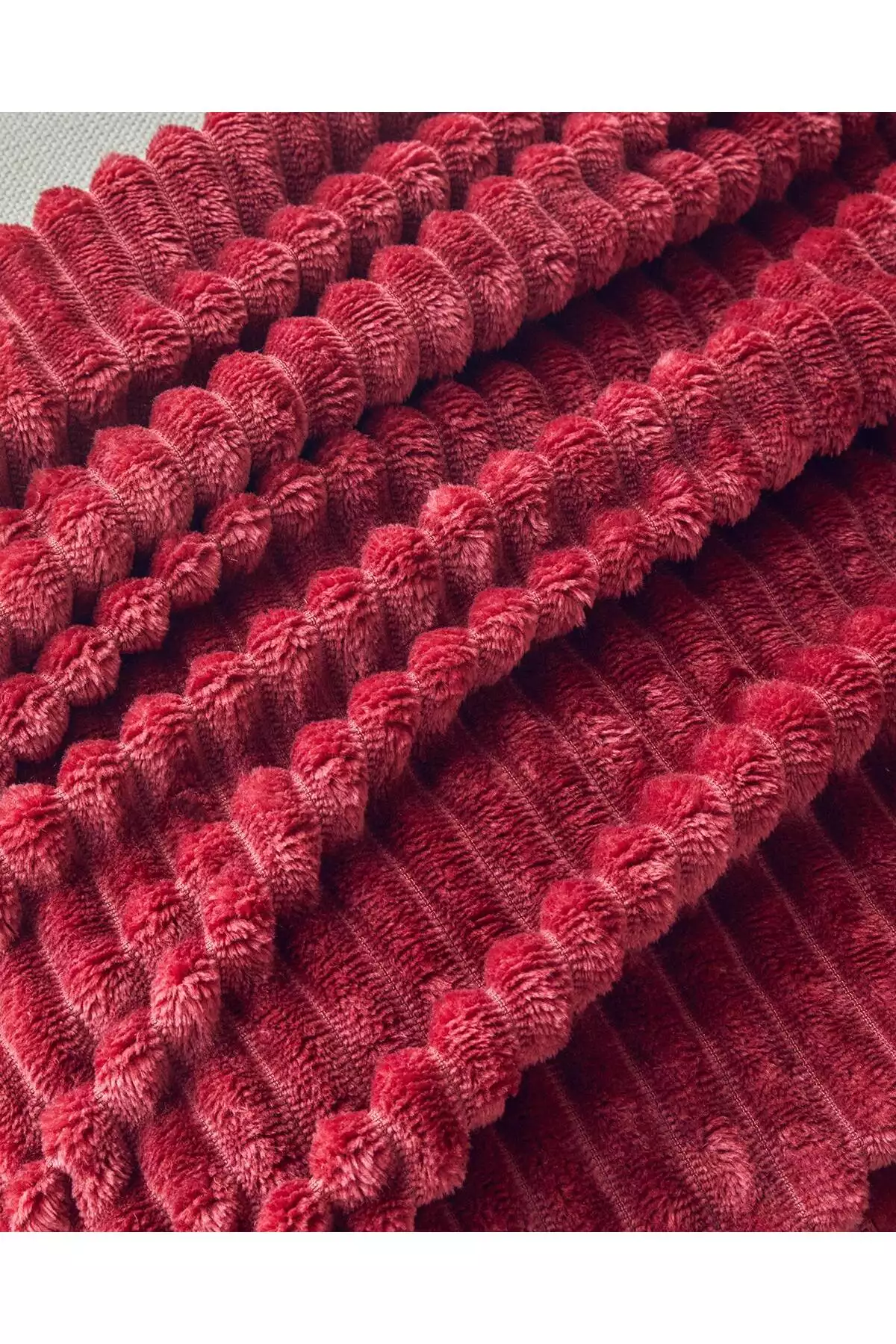 پتو نرم و راحت کوزی اوزیس 120x160 سانتیمتر رنگ اناری برند English Home - 875787960