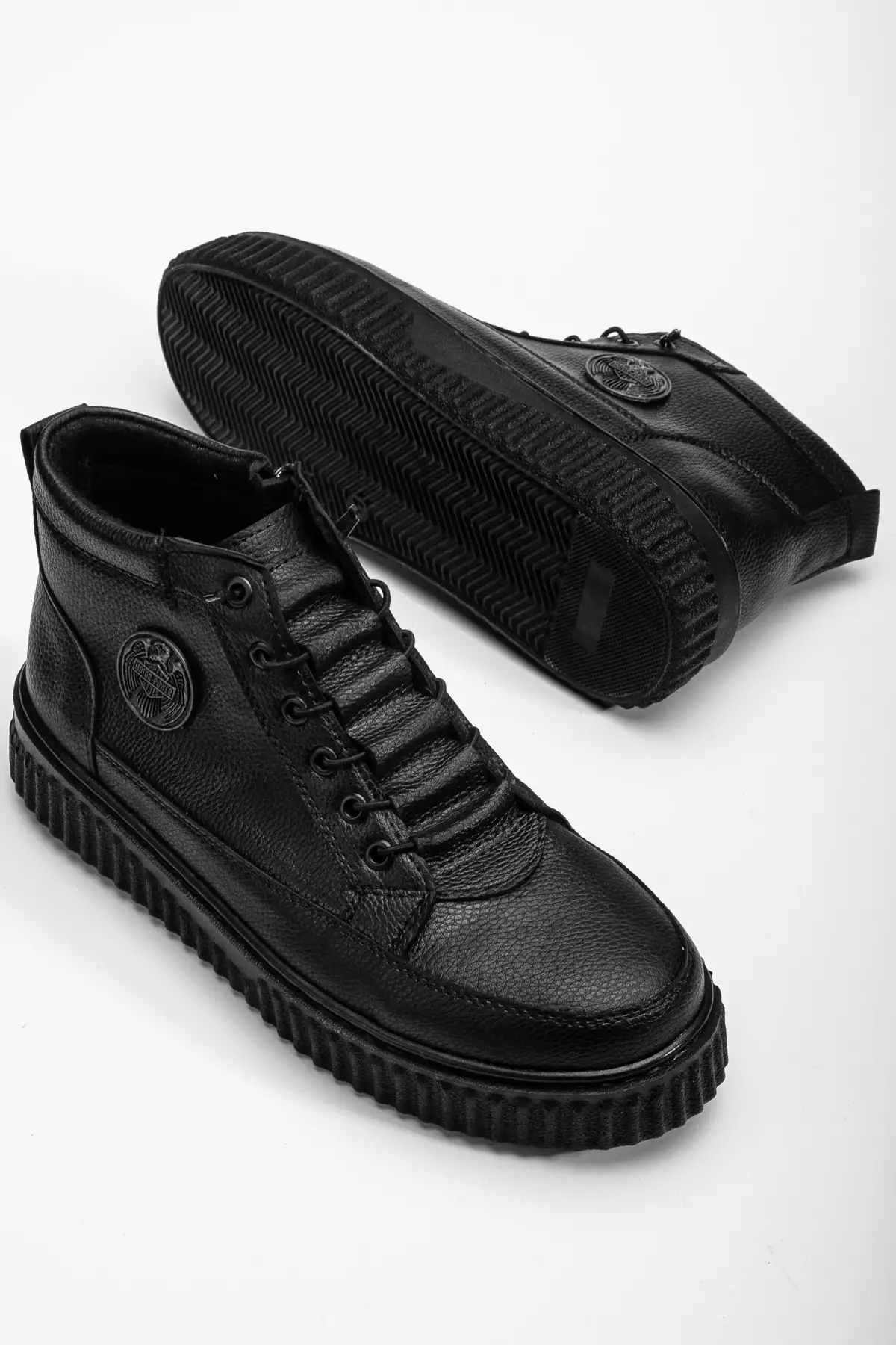 چکمه زمستانی مردانه قابل اعتماد با بند هوشمند و زیپ دارای مقاومت در برابر آب و سرما برند EFNANSHOES - 985015598