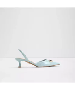 دلکیت - کفش پاشنه کوتاه زنانه از جنس چرم مصنوعی آبی برند Aldo - 926238317