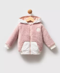 پالتوی صورتی دخترانه برند یو اس پولو آسشن برند U.S. Polo Assn. - 964853440