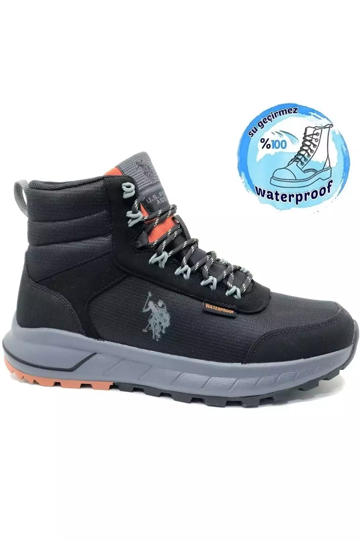 کفش مردانه ضدآب بیرونی U.S. Polo Assn مدل الها رنگ مشکی برند U.S. Polo Assn. - 882324020
