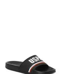 دمپایی مردانه آلواگا 5FX سیاه برند U.S. Polo Assn. - 975587815