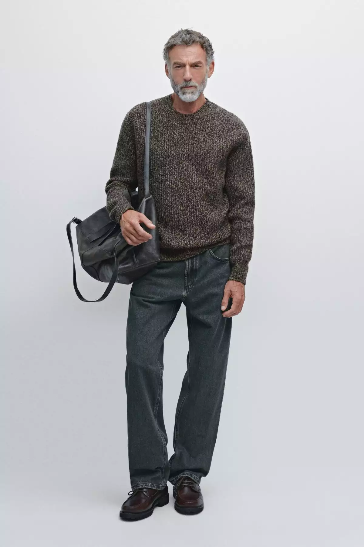کشمیر ۱۰۰٪ دیباجی یقه دوچرخه برند Massimo Dutti - 988397597