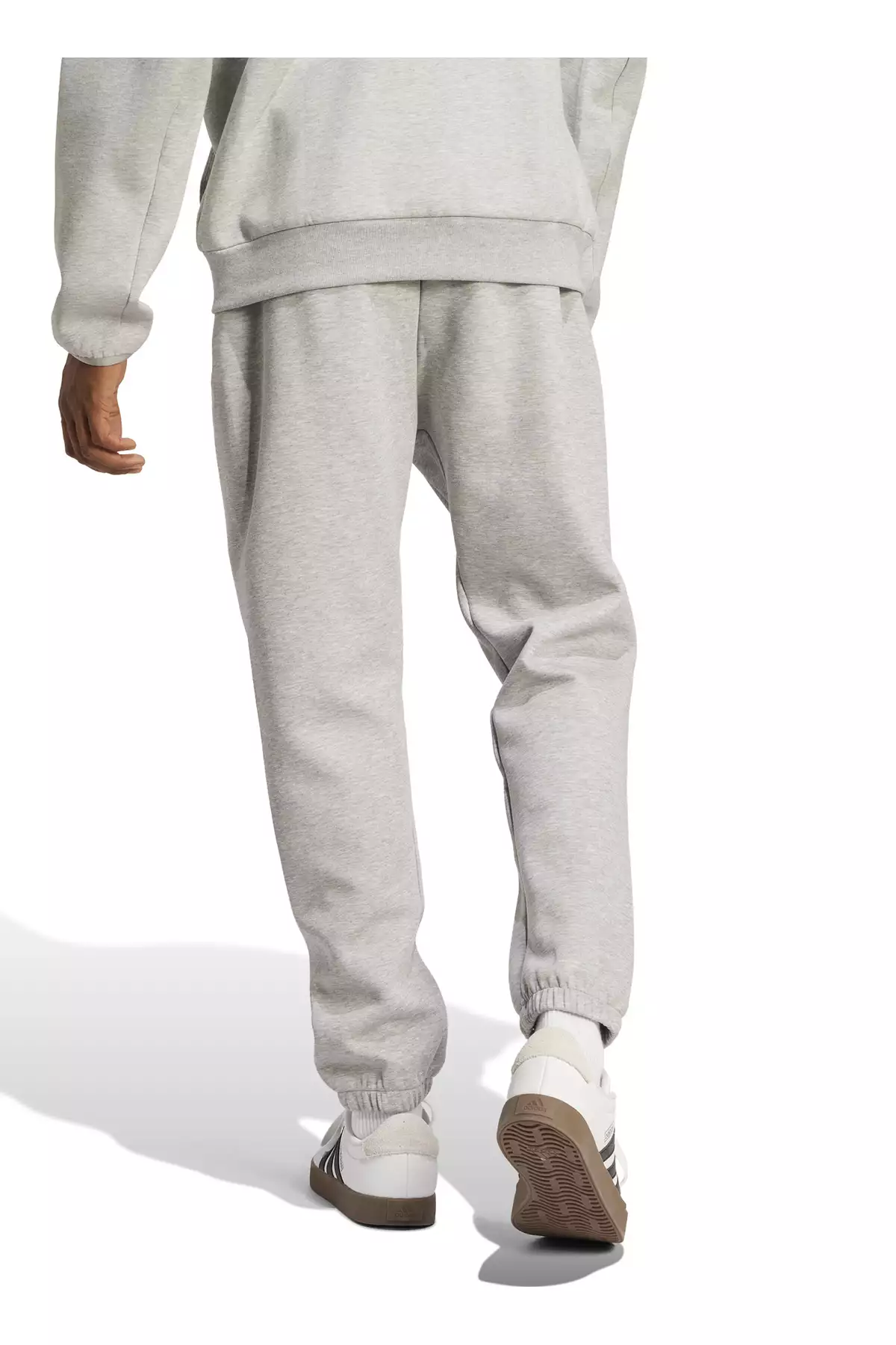 شلوار ورزشی مردانه با کمر کشی رنگ طوسی روشن مدل JI8767 M FI SL PT برند adidas - 957953973
