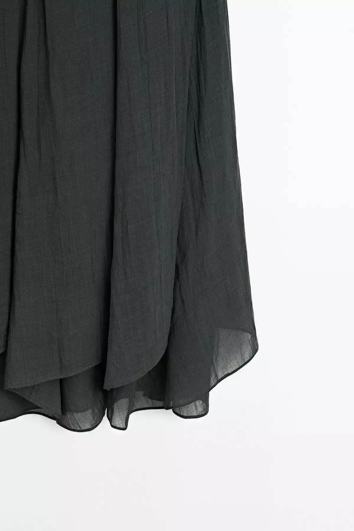 دامن بلند چیندار برند Massimo Dutti - 943630735