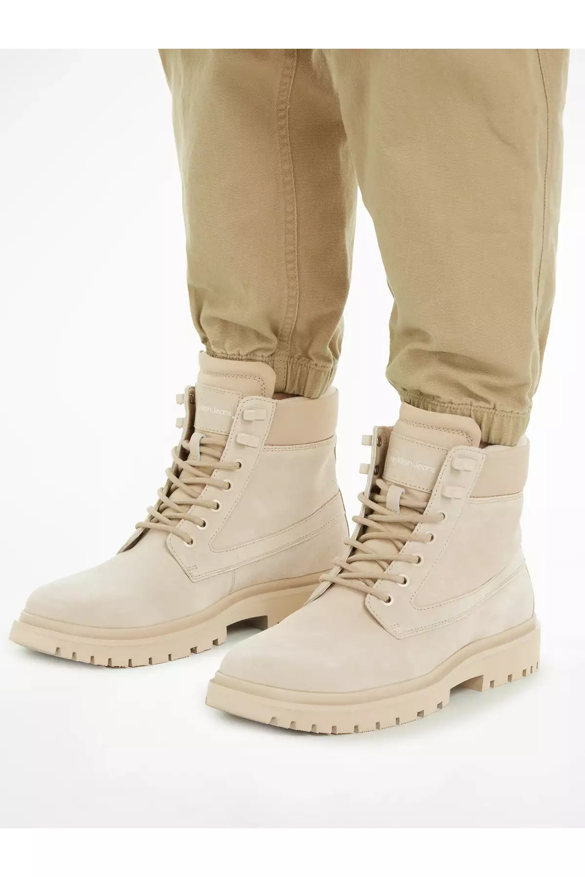 بوت مردانه یوا با بند میانه از جنس سوئد برند Calvin Klein - 856105459