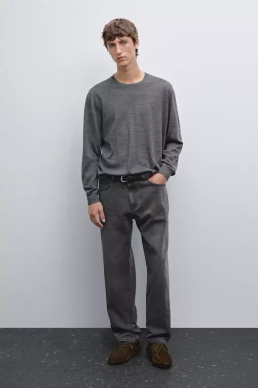 ژاکت بافتنی پشمی مرینو ۱۰۰% برند Massimo Dutti - 943650724