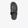 صندل چرمی طبیعی مردانه مشکی برند Greyder - 824641546