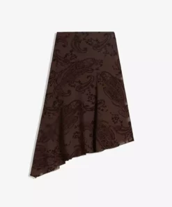 دامن میدی چاپی برند Bershka - 994027488