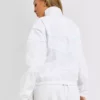 بارانی/ژاکت زنانه وینرانر شل با پوشش UV و زیپ کامل در رنگ سفید برند Nike - 924728921