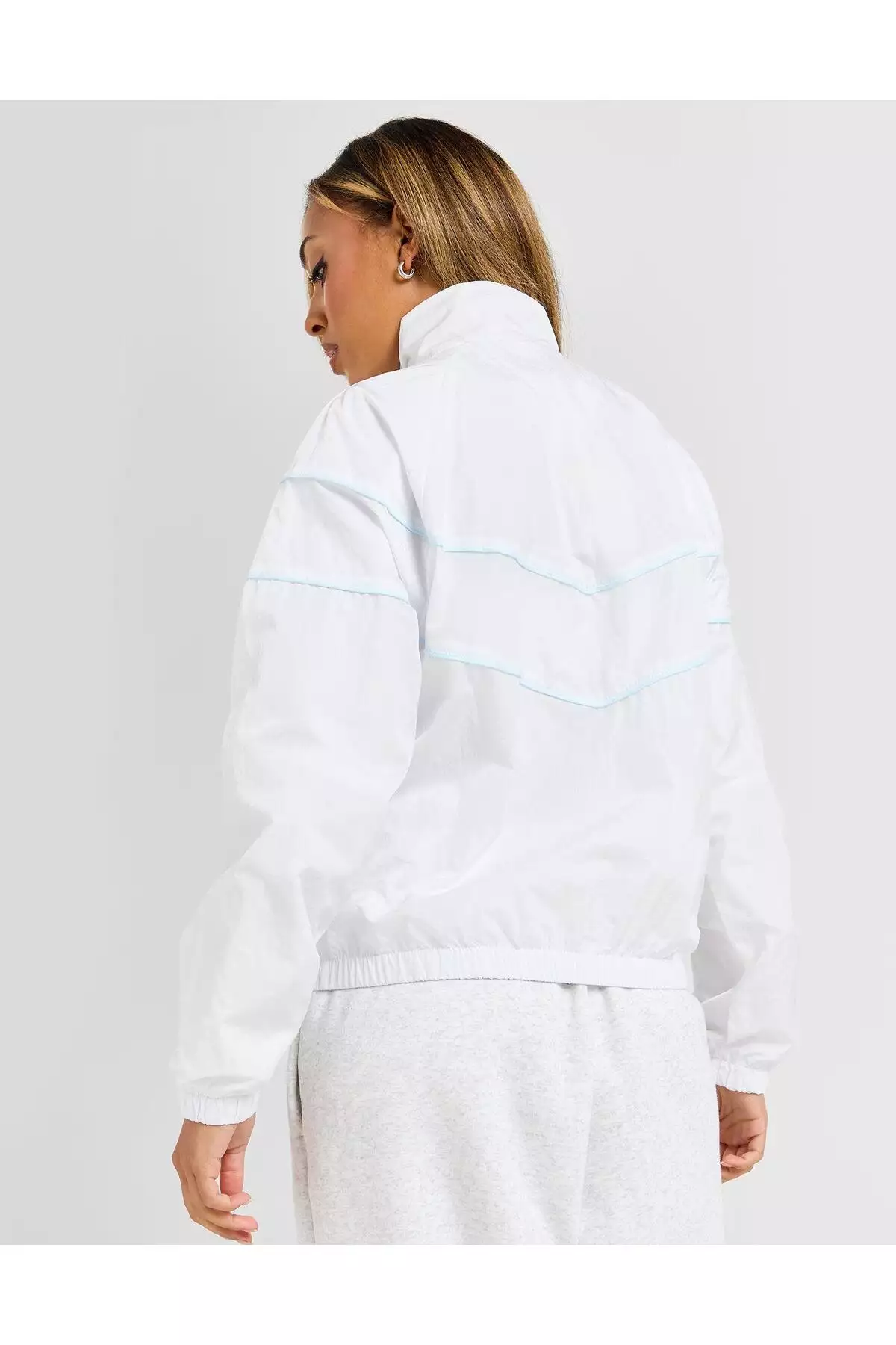 بارانی/ژاکت زنانه وینرانر شل با پوشش UV و زیپ کامل در رنگ سفید برند Nike - 924728921