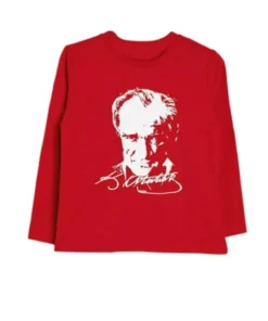 تیشرت به یادبود 23 آوریل و 10 نوامبر با طرح پرچم ترکیه و هلال و ستاره برند KURAFF - 376825936