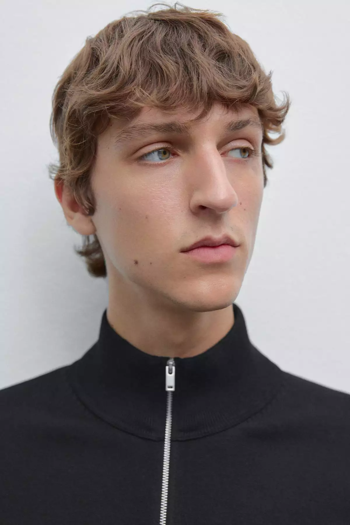 کاپشن با گردن ایستاده زیپدار برند Massimo Dutti - 954096723