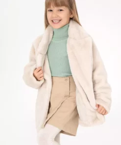 کاپشن کرم دخترانه 50291716-VR071 برند U.S. Polo Assn. - 872927933